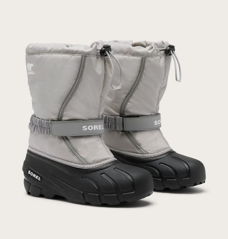 Big Kids Flurry Winter Boot, Color: Dove, Chrome Grey, image 2