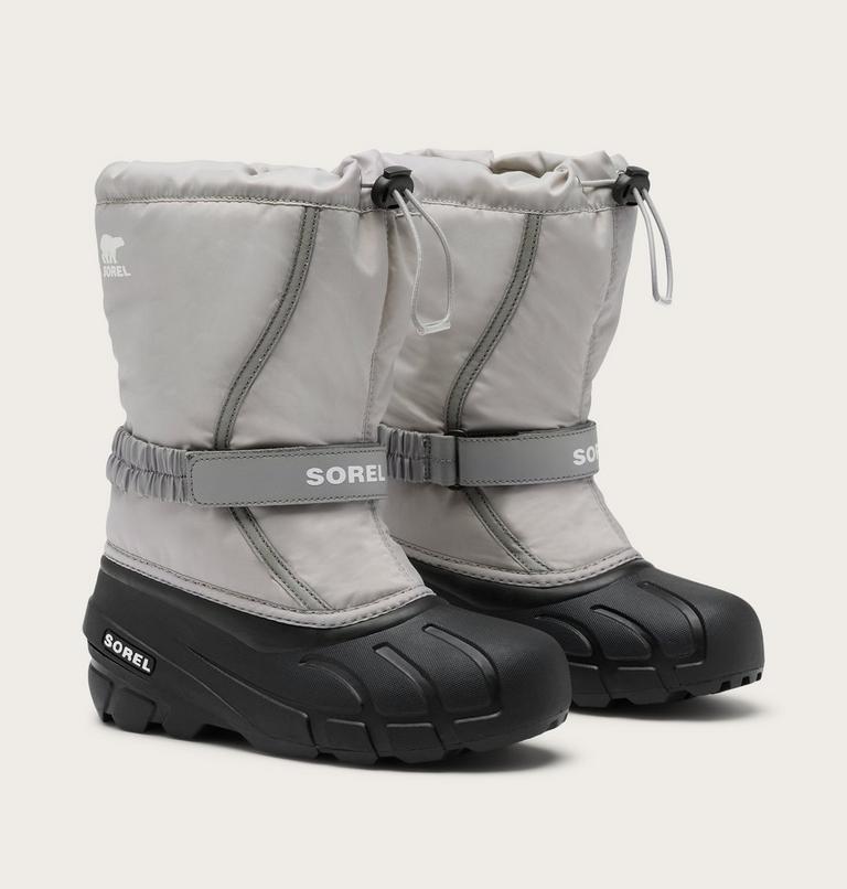 Big Kids Flurry Winter Boot, Color: Dove, Chrome Grey, image 2