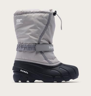 Big Kids Flurry Winter Boot, Color: Dove, Chrome Grey, image 5