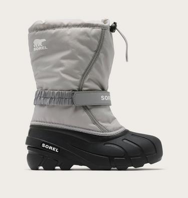 Big Kids Flurry Winter Boot, Color: Dove, Chrome Grey, image 5