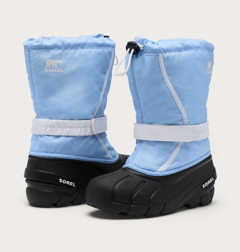 Big Kids Flurry Winter Boot, Color: Arctic Sea, Sea Salt, image 9