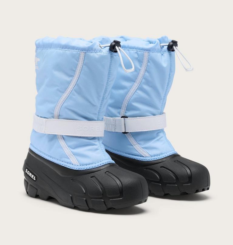 Big Kids Flurry Winter Boot, Color: Arctic Sea, Sea Salt, image 2