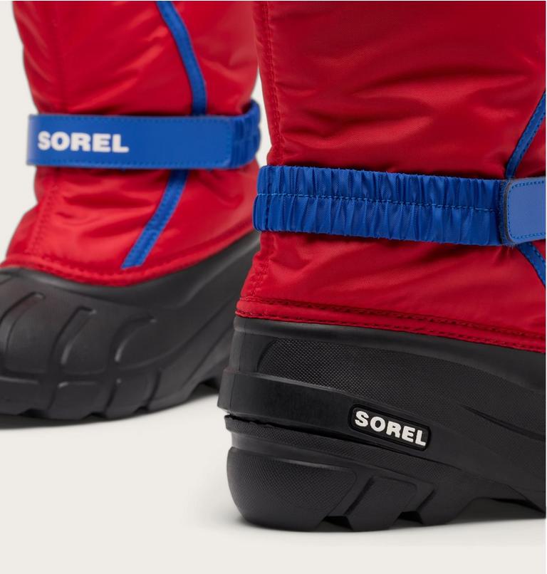 Big Kids Flurry Winter Boot, Color: Bright Red, Azul, image 6
