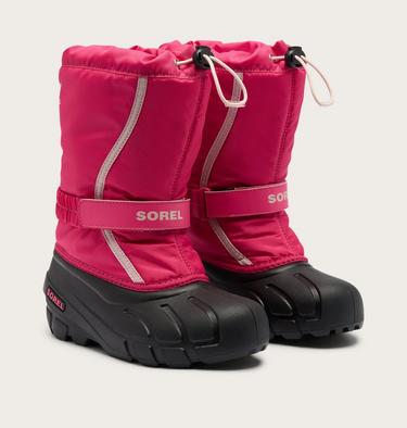 Youth Flurry Snow Boots, Color: Ultra Pink, Pink Salt, image 2