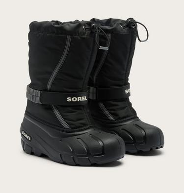 Little Kids Flurry Boot, Color: Black, Sea Salt, image 22