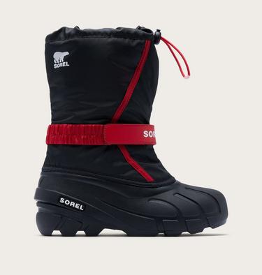 Flurry Schneestiefel f&uuml;r Kinder, Color: Black, Bright Red, image 1