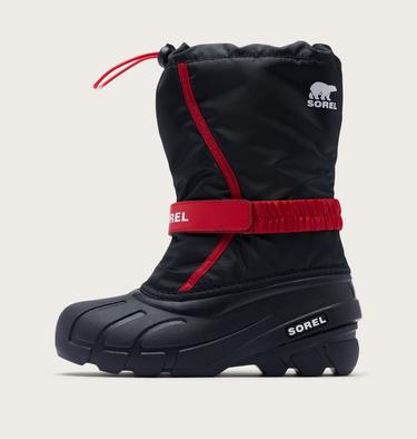 Flurry Schneestiefel f&uuml;r Kinder, Color: Black, Bright Red, image 4