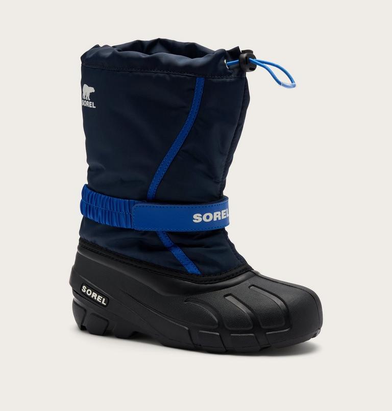 Kids' Flurry Snow Boots, Color: Collegiate Navy, Azul, image 7