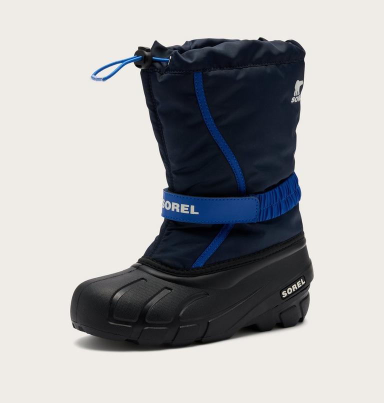 Kids' Flurry Snow Boots, Color: Collegiate Navy, Azul, image 8