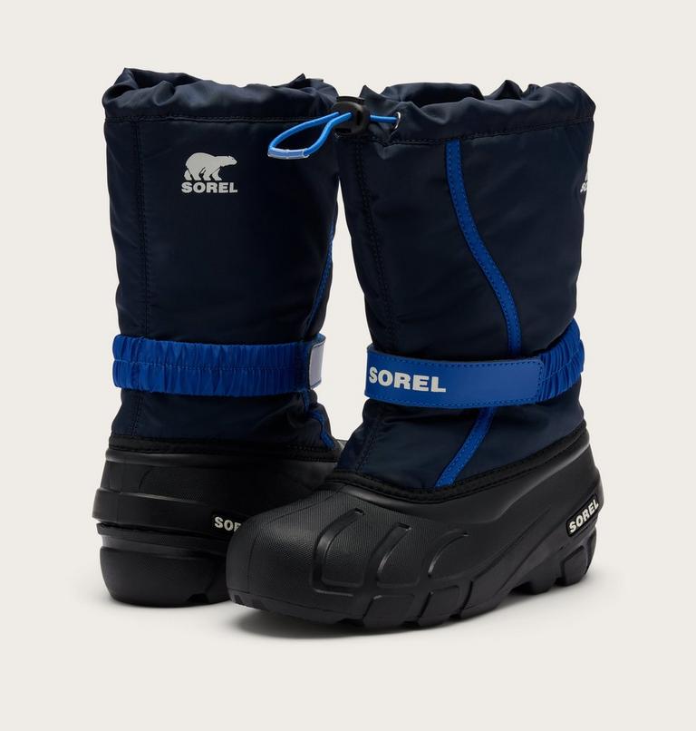 Kids' Flurry Snow Boots, Color: Collegiate Navy, Azul, image 9