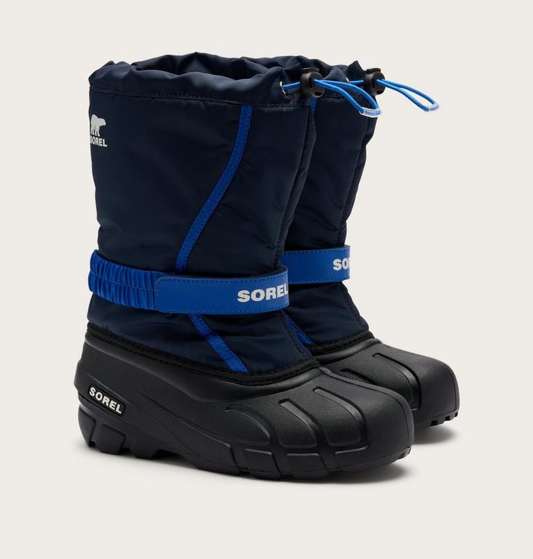 Kids' Flurry Snow Boots, Color: Collegiate Navy, Azul, image 2