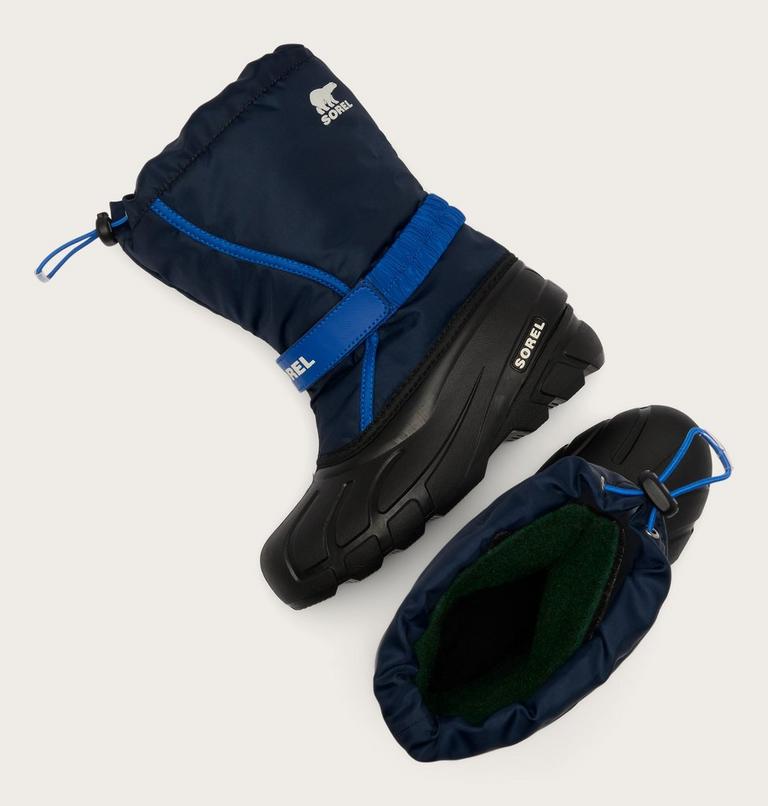Kids' Flurry Snow Boots, Color: Collegiate Navy, Azul, image 5