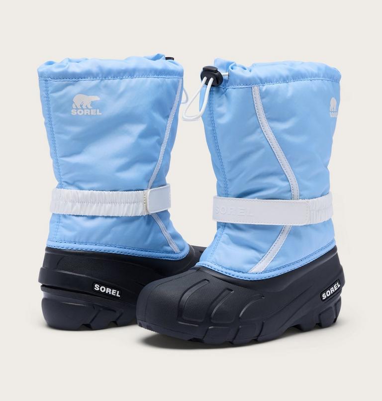 Little Kids Flurry Boot, Color: Arctic Sea, Sea Salt, image 9