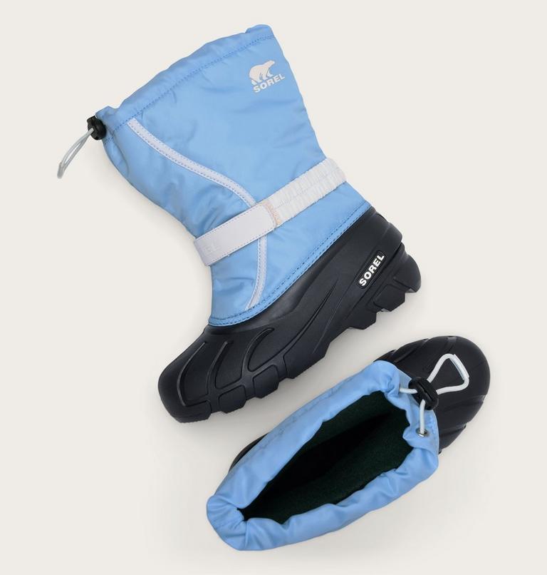 Little Kids Flurry Boot, Color: Arctic Sea, Sea Salt, image 5