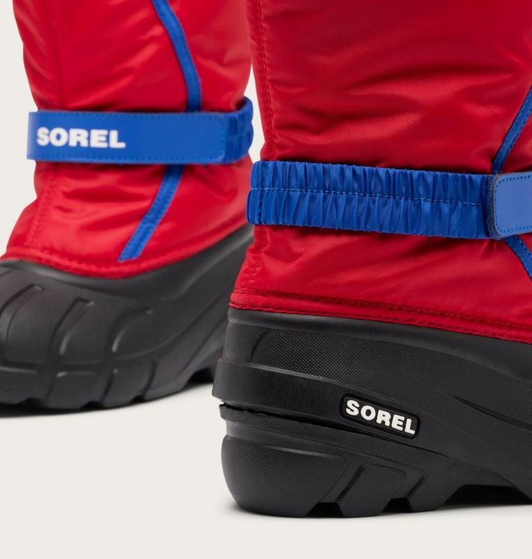 Kids' Flurry Snow Boots, Color: Bright Red, Azul, image 10