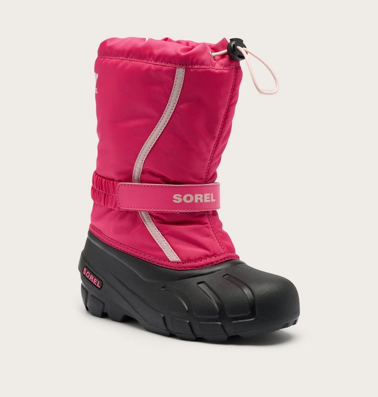 Kids' Flurry Snow Boots, Color: Ultra Pink, Pink Salt, image 7