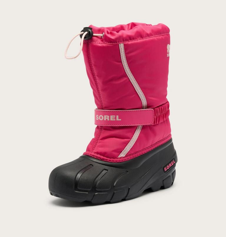 Kids' Flurry Snow Boots, Color: Ultra Pink, Pink Salt, image 8