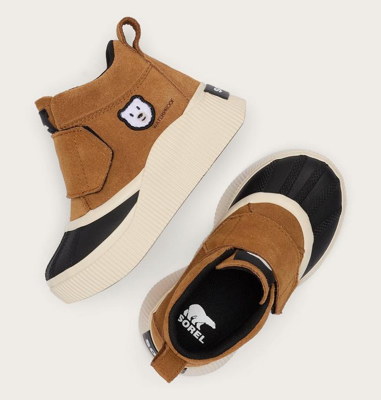Toddler Out N About IV Strap Waterproof Boot, Color: Taffy, Light Bisque, image 5