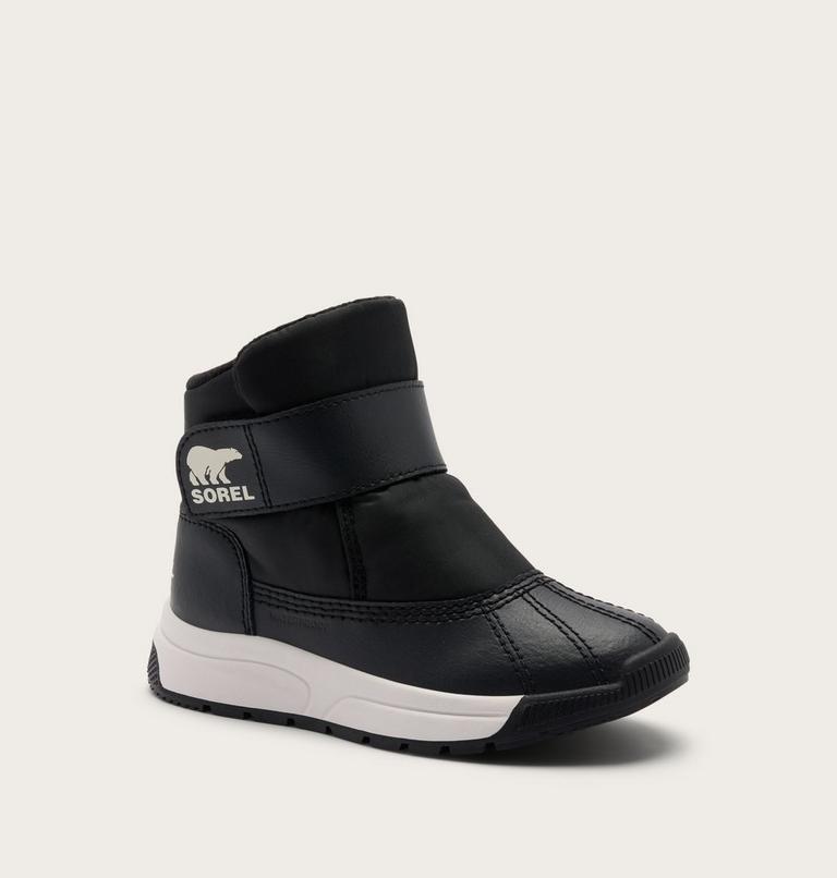 Toddler Whitney III Strap Mid Waterproof Boot, Color: Black, Black, image 7
