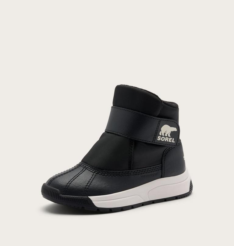 Toddler Whitney III Strap Mid Waterproof Boot, Color: Black, Black, image 8