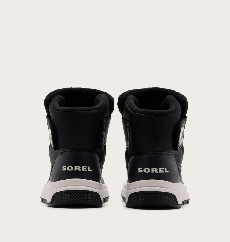 Toddler Whitney III Strap Mid Waterproof Boot, Color: Black, Black, image 3