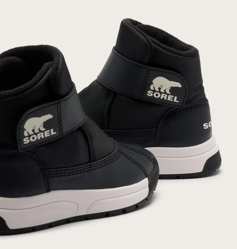 Toddler Whitney III Strap Mid Waterproof Boot, Color: Black, Black, image 10