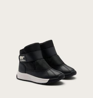 Toddler Whitney III Strap Mid Waterproof Boot, Color: Black, Black, image 6