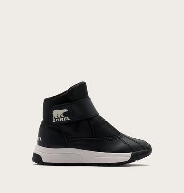 Toddler Whitney III Strap Mid Waterproof Boot, Color: Black, Black, image 5