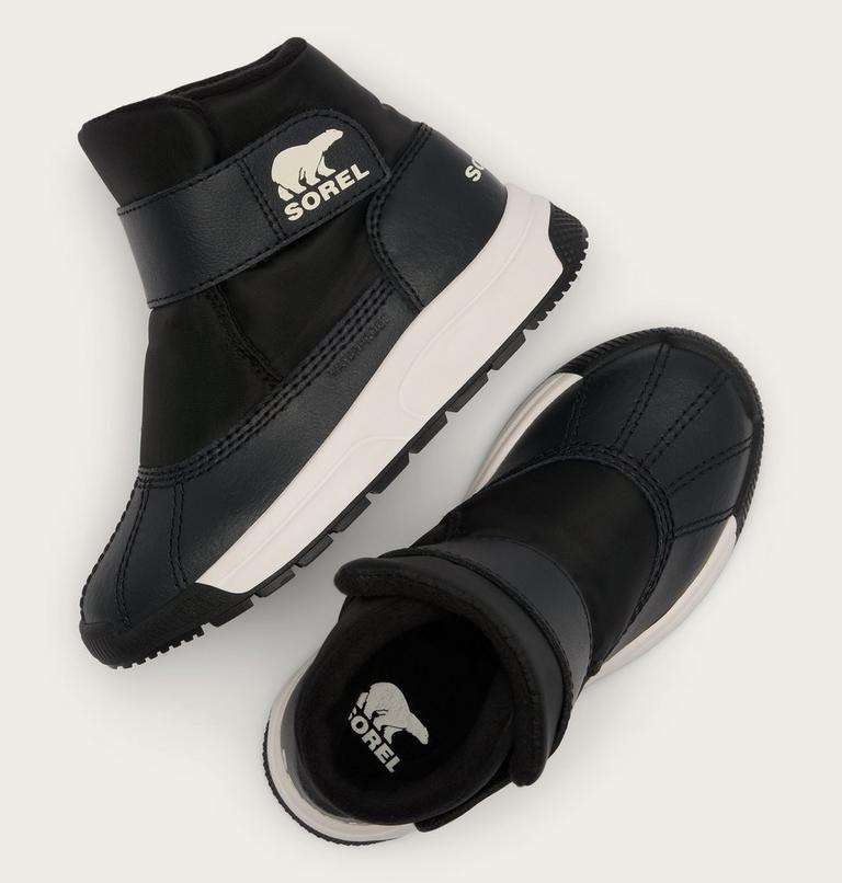 Toddler Whitney III Strap Mid Waterproof Boot, Color: Black, Black, image 5
