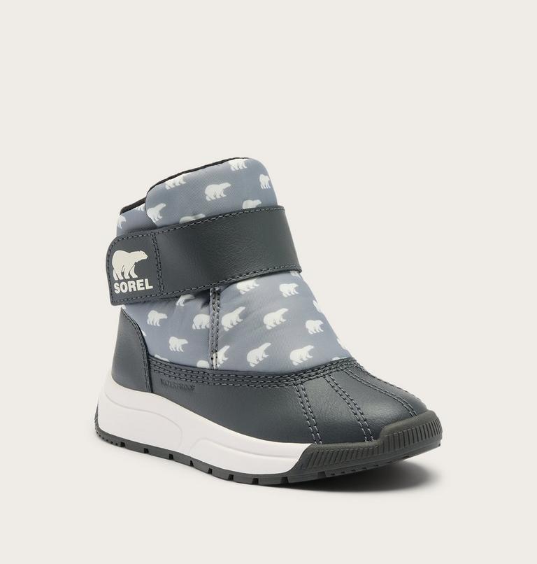 Toddler Whitney III Strap Mid Waterproof Boot, Color: Chrome Grey, Grill, image 7