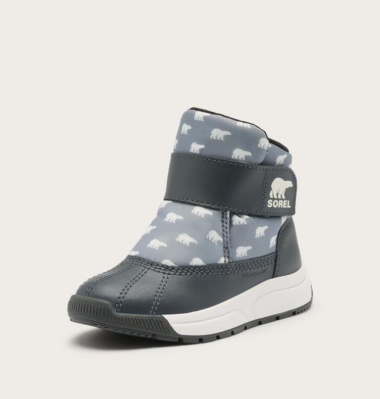 Toddler Whitney III Strap Mid Waterproof Boot, Color: Chrome Grey, Grill, image 8