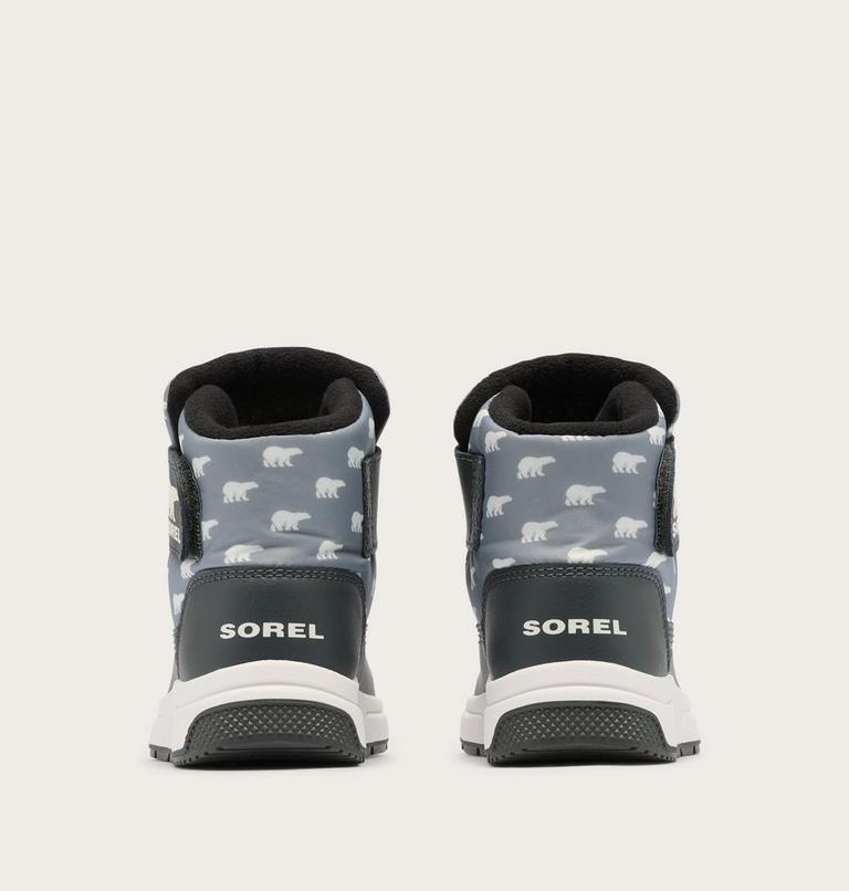 Toddler Whitney III Strap Mid Waterproof Boot, Color: Chrome Grey, Grill, image 3