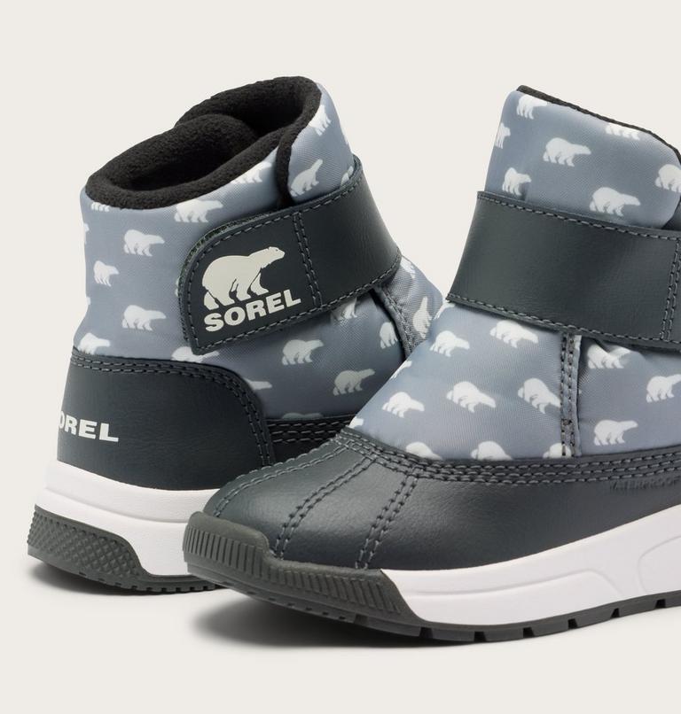 Toddler Whitney III Strap Mid Waterproof Boot, Color: Chrome Grey, Grill, image 10