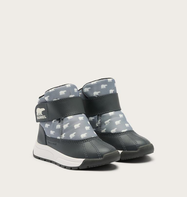 Toddler Whitney III Strap Mid Waterproof Boot, Color: Chrome Grey, Grill, image 2