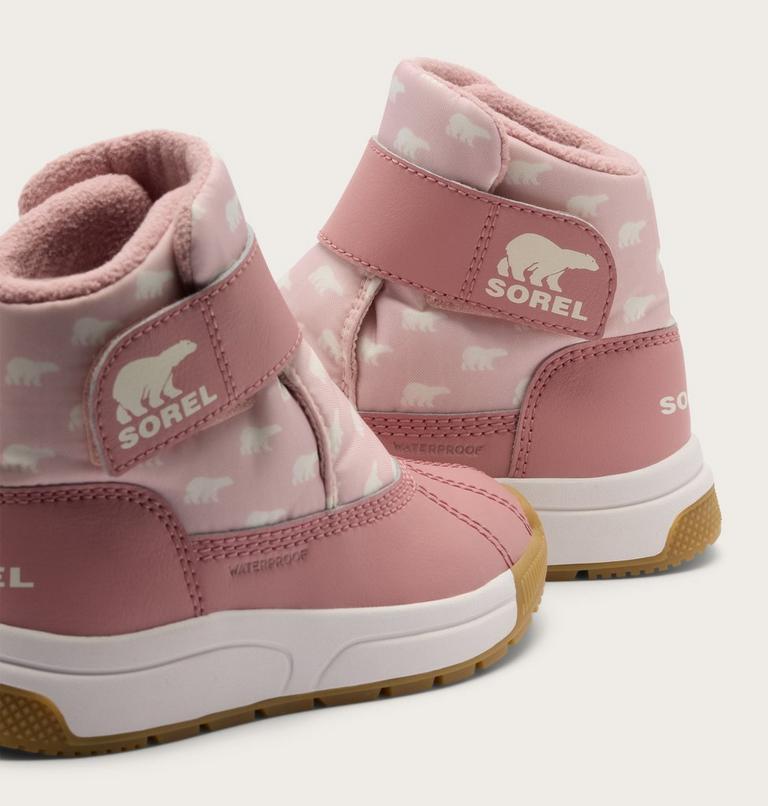 Toddler Whitney III Strap Mid Waterproof Boot, Color: Pink Salt, Eraser Pink, image 10