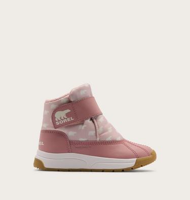 Toddler Whitney III Strap Mid Waterproof Boot, Color: Pink Salt, Eraser Pink, image 1