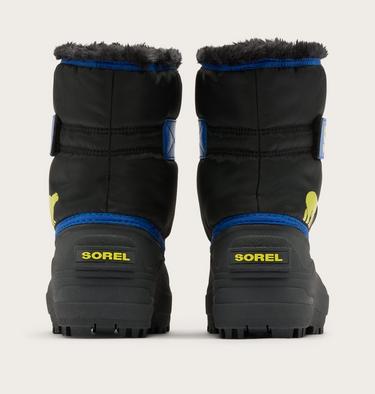 Little Kids Snow Commander Boot, Color: Black, Azul, image 23