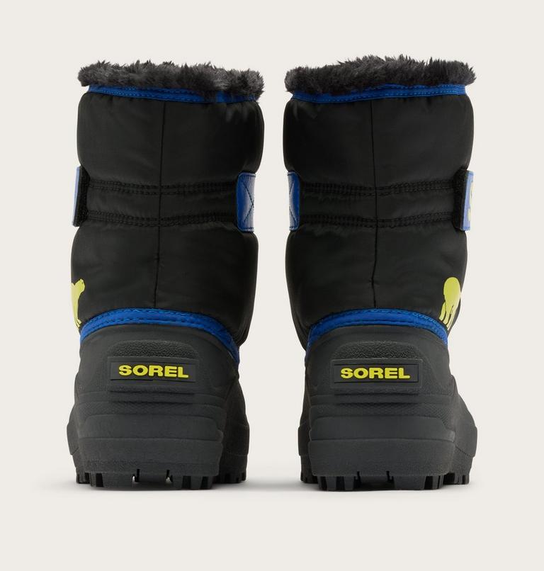Little Kids Snow Commander Boot, Color: Black, Azul, image 3