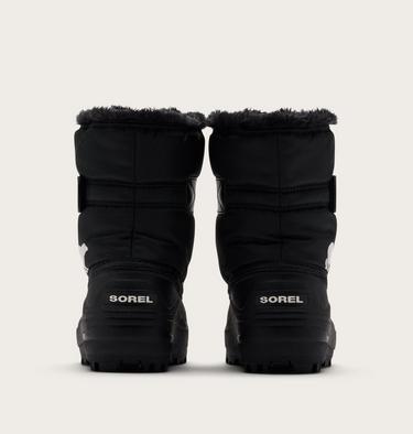 Toddlers' Snow Commander Snow Boots, Color: Black, Sea Salt, image 3
