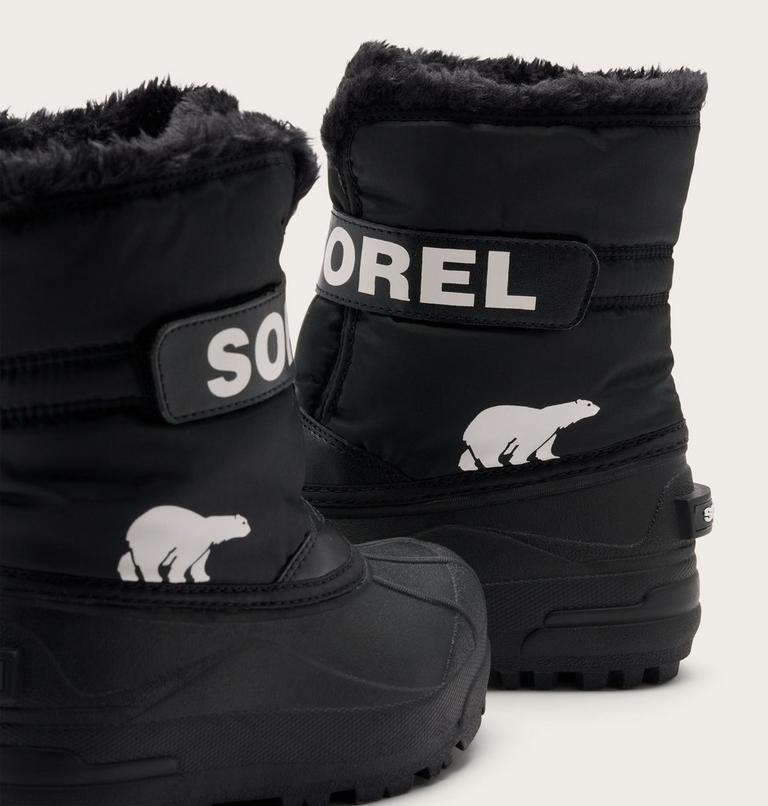 Toddler Snow Commander Boot, Color: Black, Sea Salt, image 6