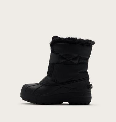 Toddlers' Snow Commander Snow Boots, Color: Black, Sea Salt, image 4