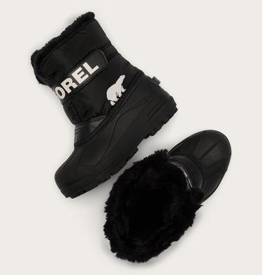 Toddler Snow Commander Boot, Color: Black, Sea Salt, image 8