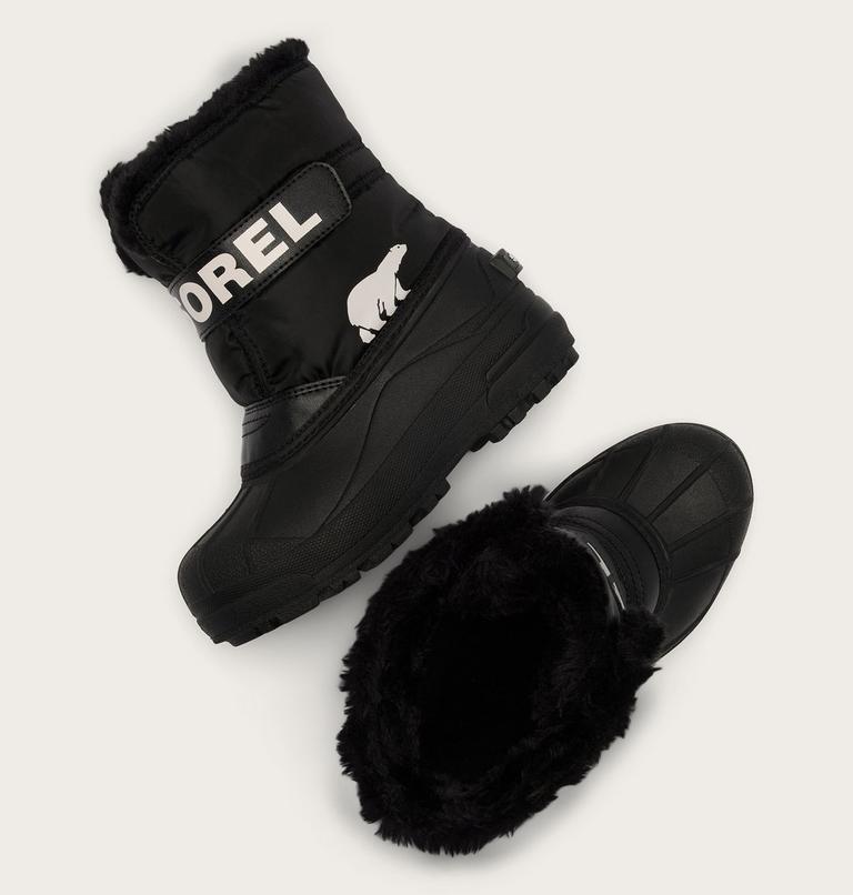 Toddler Snow Commander Boot, Color: Black, Sea Salt, image 4
