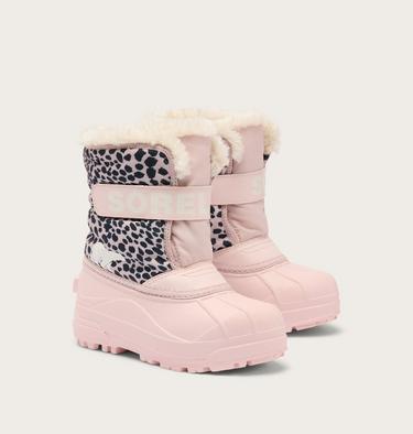 Toddlers' Snow Commander Snow Boots, Color: Pink Salt, Pink Salt, image 6