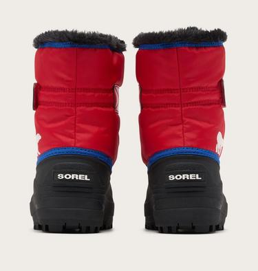 Toddler Snow Commander Boot, Color: Bright Red, Azul, image 3