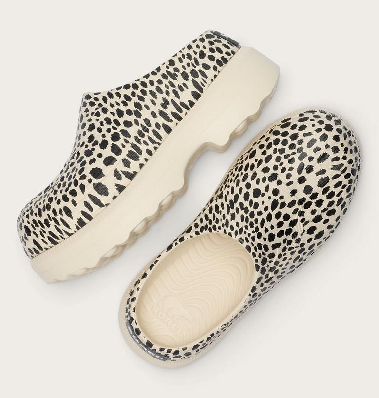 Caribou Clog Lux Women's Shoe, Color: Black, Chalk, image 4