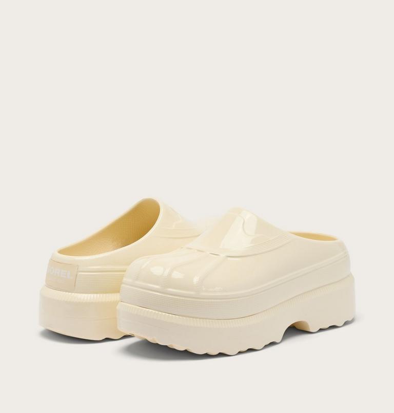 Caribou Clog Lux Women's Shoe, Color: Honey White, Sea Salt, image 6