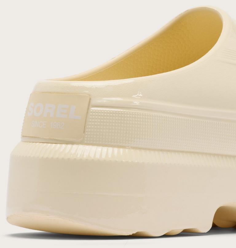 Caribou Clog Lux Women's Shoe, Color: Honey White, Sea Salt, image 5