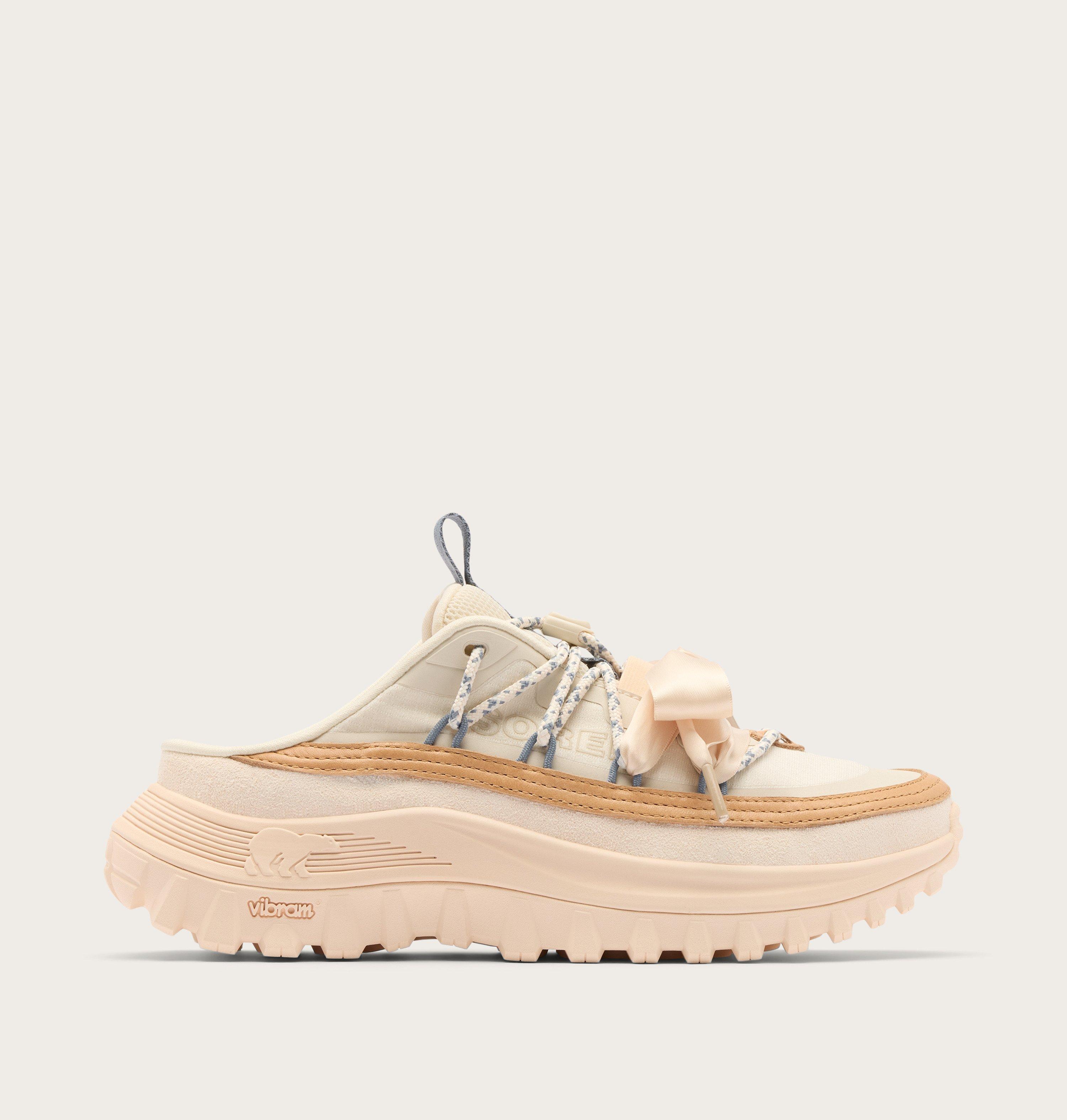 SOREL Callsign Mule Women's Shoes, Size 9, White Peach/Chalk