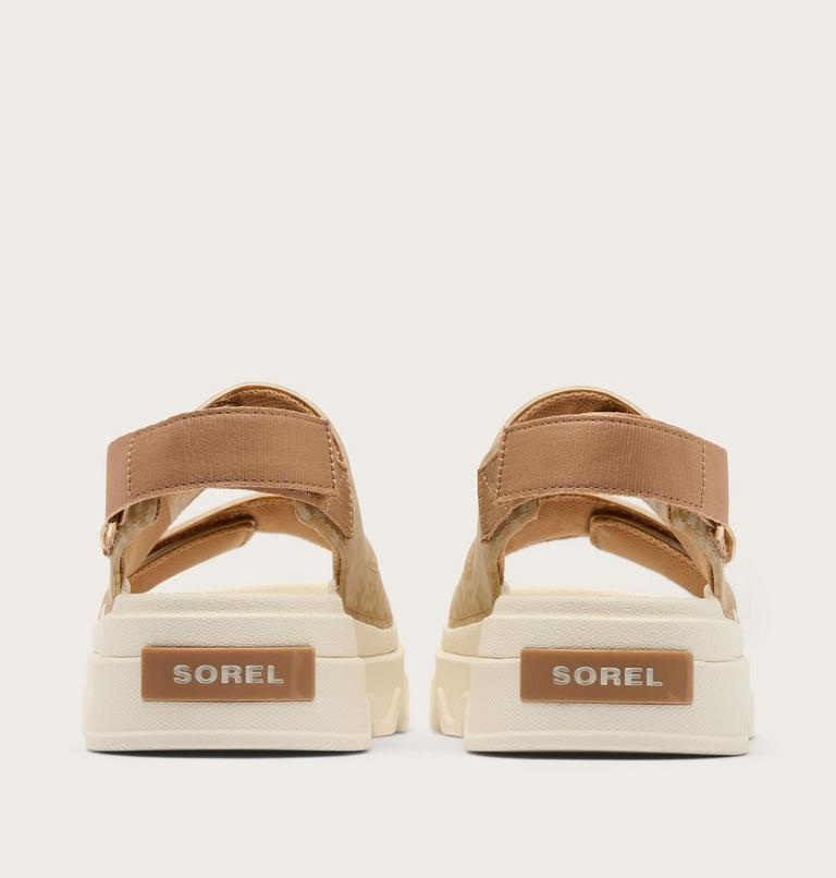 Kinetic Sunchase Ankle Strap Sandales Pour Femme, Color: Tawny Buff, Chalk, image 3